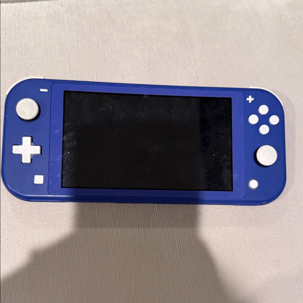 Nintendo Handheld Console in Blue and White